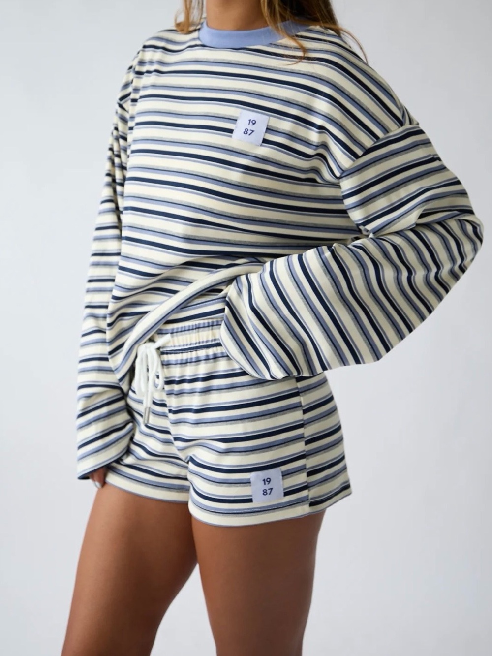 1987 striped set- size L